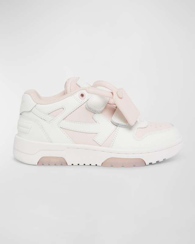 Girl's Out of Office Leather Sneakers, Toddler/Kids